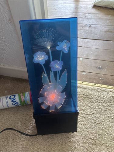 Lampada fiore fibra ottica - fiore,