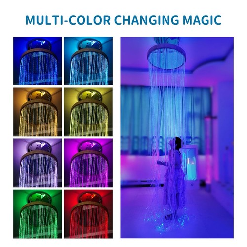 Color changing waterfall - color,