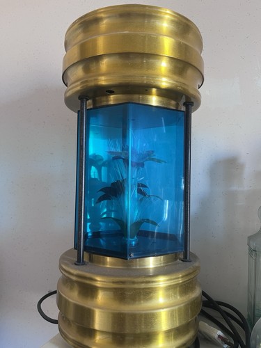 Lampada vintage fibra ottica