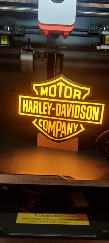 Harley davidson lampada usb - lampada, 3d